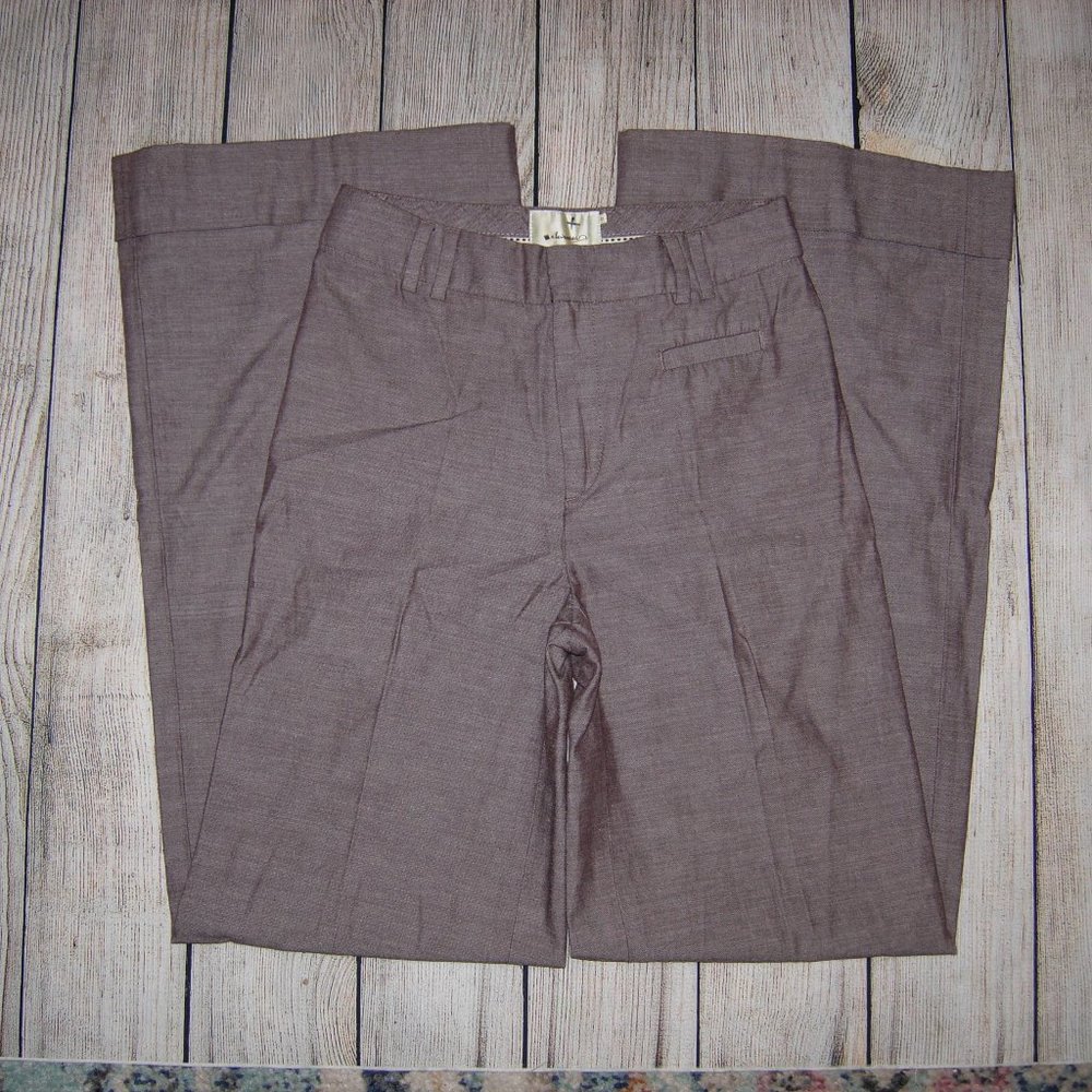 Elevenses Brown Wide Leg High Waist Pants Trousers 0 - Picture 4 of 8